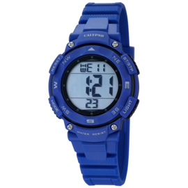 Calypso Digitaal Stopwatch Kinderhorloge 10ATM 37mm Blauw