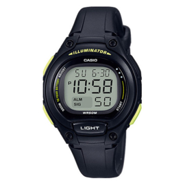 Casio Digitaal Kinderhorloge Alarm Zwart/Geel 34mm