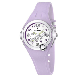 Calypso Bubbels Horloge Wijzerplaatverlichting 32mm Lila