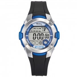 Tekday Digitaal Sporthorloge Stopwatch Alarm 100m Blauw