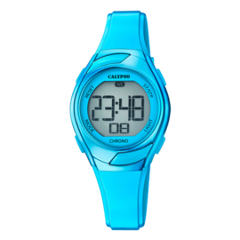 Calypso Digitaal Kinderhorloge Alarm Chrono 10ATM 29mm Blauw