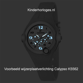 Calypso Bubbels Horloge Wijzerplaatverlichting 32mm Roze