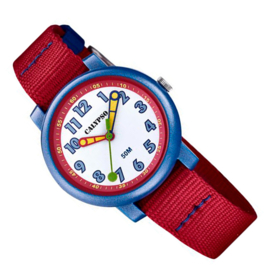 Calypso Kinderhorloge Nylon Bandje 32mm Blauw