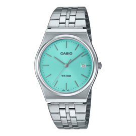 Casio Timeless Horloge met Datum Tiffany Blauw 35mm