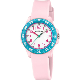 Calypso Kinderhorloge met Draaibare Bezel 10ATM 32mm Rose