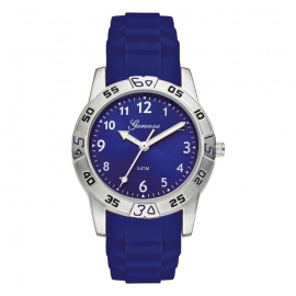 Garonne Rubberen Schakelband Blauw Kinderhorloge 29 mm