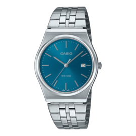 Casio Timeless Horloge met Datum Blauw 35mm
