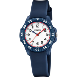 Calypso Kinderhorloge met Draaibare Bezel 10ATM 32mm Blauw