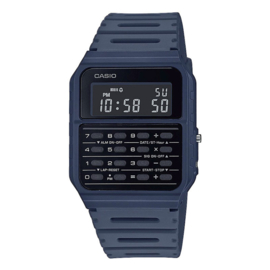 Casio Rekenmachine Horloge Blauw 34mm