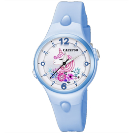 Calypso Eenhoorn Horloge Wijzerplaatverlichting 32mm Lichtblauw