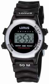 Lorus Digitale Alarm Chrono Zilver