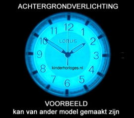 Lorus Wijzerplaatverlichting Kinderhorloge 10ATM 31mm Blauw