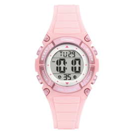 Garonne Digitaal Meidenhorloge 10ATM Roze 34mm