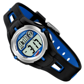 Calypso Digitaal Kinderhorloge Stopwatch Alarm 34mm Blauw