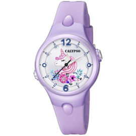 Calypso Eenhoorn Horloge Wijzerplaatverlichting 32mm Lila II