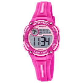 Calypso Digitaal Chrono-Alarm Kinderhorloge 33mm Roze