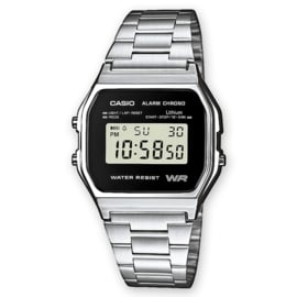 Casio Alarm Chrono Digitaal Horloge Zwart 34mm