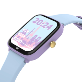 Ice-Watch Ice Smart Junior 2.0 Purple Soft Blue Analoog Digitaal Kinder Smartwatch 35,7mm
