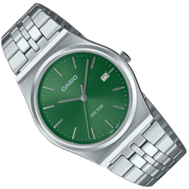 Casio Timeless Horloge met Datum Groen 35mm