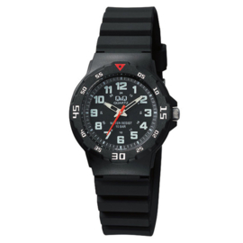 Q&Q Waterdicht Kinderhorloge Zwart Rood 32mm