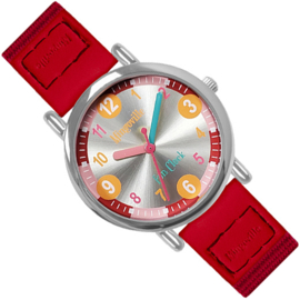 Mingoville Funclock Kinderhorloge - Rood - 28mm