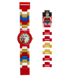 LEGO DC Wonder Woman Schakel-Minifiguur Kinderhorloge
