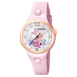 Calypso Eenhoorn Horloge Wijzerplaatverlichting 32mm Rose