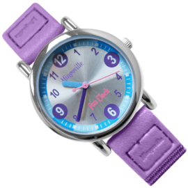 Mingoville Funclock Kinderhorloge - Lila - 28mm