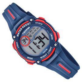 Calypso Digitaal Chrono-Alarm Kinderhorloge 33mm Donkerblauw