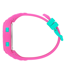 Ice-Watch Ice-Digit Small Pink Turquoise Digitaal 35mm