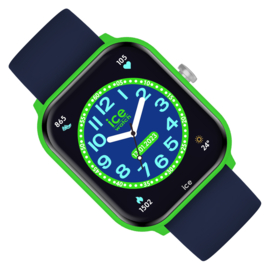Ice-Watch Ice Smart Junior 2.0 Green Blue Analoog Digitaal Kinder Smartwatch 35,7mm