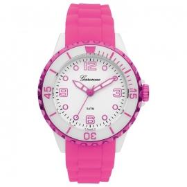 Garonne Sportief Meisjeshorloge Roze Wit 36mm