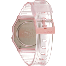 Casio Alarm Chronograaf Digitaal Horloge Transparant Roze 3ATM 33mm
