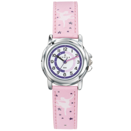 Certus Meisjeshorloge Ballerina Klokkijkhulp 26mm Roze
