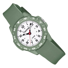 Calypso Kinderhorloge met Draaibare Bezel 10ATM 30mm Groen