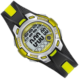 Tekday Digitaal Stopwatch Horloge Alarm 100m Geel