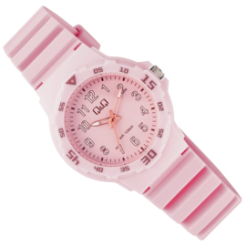 Q&Q Waterdicht Kinderhorloge Lichtroze 32mm