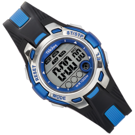 Tekday Digitaal Stopwatch Horloge Alarm 100m Blauw/Zwart