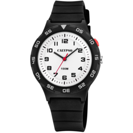 Calypso Kinderhorloge Wijzerplaatverlichting 10ATM 36mm Zwart