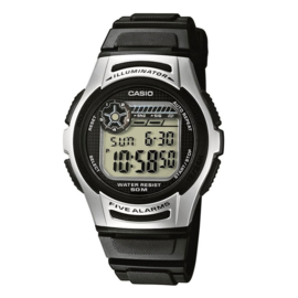 Casio Digitaal Horloge met 5 Alarmen 38mm