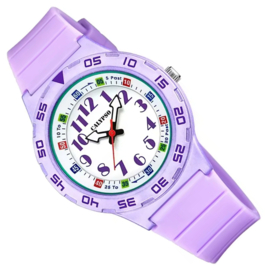 Calypso Kinderhorloge met Draaibare Bezel 10ATM 36mm Lila