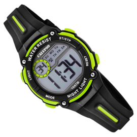 Calypso Digitaal Chrono-Alarm Kinderhorloge 33mm Zwart Groen