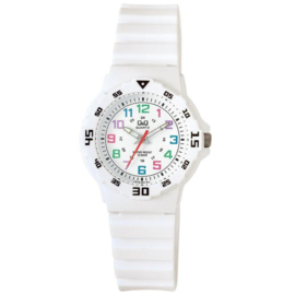 Q&Q Waterdicht Kinderhorloge Wit 32mm