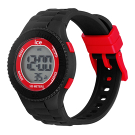 Ice-Watch Ice-Digit Small Black Red Digitaal 35mm