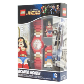 LEGO DC Wonder Woman Schakel-Minifiguur Kinderhorloge