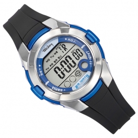 Tekday Digitaal Sporthorloge Stopwatch Alarm 100m Blauw