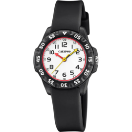 Calypso Kinderhorloge met Draaibare Bezel 10ATM 32mm Zwart