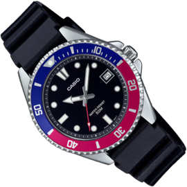 Casio Submariner Pepsi Stijl Kinderhorloge met Datum 39mm