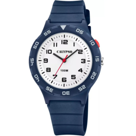 Calypso Kinderhorloge Wijzerplaatverlichting 10ATM 36mm Blauw
