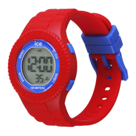 Ice-Watch Ice-Digit Small Red Blue Digitaal 35mm